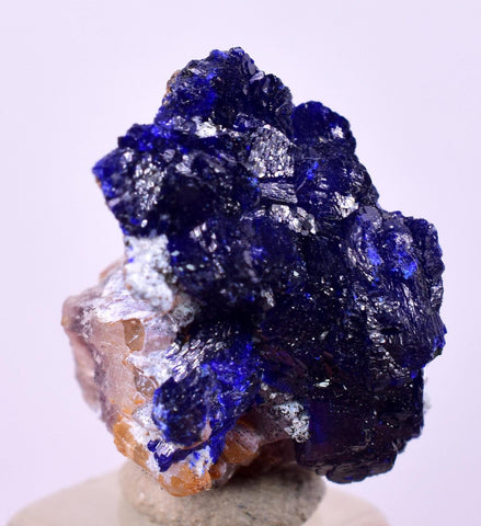 1.9cms GEM AZURITE CRYSTALS Mexico Royal Blue Color Shiny U635