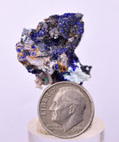 2.7cms GEM AZURITE CRYSTALS Mexico Royal Blue Color Shiny U638