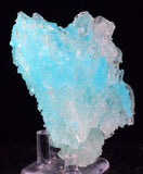 8.6cms NATURAL BLUE SALAMMONIAC Lecontite Botryoidal Crystals Chile Turquoise Color Rare Aesthetic Mineral Specimen U629
