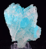 8.6cms NATURAL BLUE SALAMMONIAC Lecontite Botryoidal Crystals Chile Turquoise Color Rare Aesthetic Mineral Specimen U629