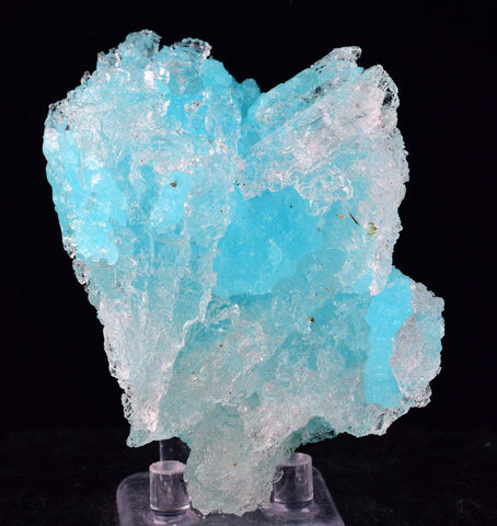 8.6cms NATURAL BLUE SALAMMONIAC Lecontite Botryoidal Crystals Chile Turquoise Color Rare Aesthetic Mineral Specimen U629