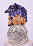 1.9cms GEM AZURITE CRYSTALS Mexico Royal Blue Color Shiny U640