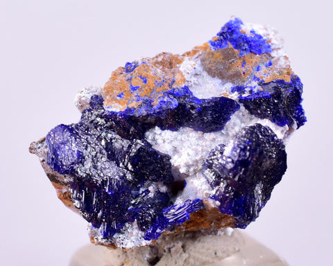 1.7cms GEM AZURITE CRYSTALS Mexico Royal Blue Color Shiny U642