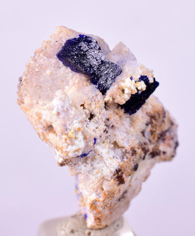 2.4cms GEM AZURITE CRYSTALS Mexico Royal Blue Color Shiny U644