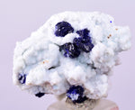 2.6cms GEM AZURITE CRYSTALS Mexico Royal Blue Color Shiny U646
