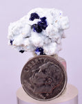 2.6cms GEM AZURITE CRYSTALS Mexico Royal Blue Color Shiny U646