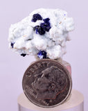 2.6cms GEM AZURITE CRYSTALS Mexico Royal Blue Color Shiny U646