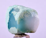 123cts GEM SILICA CHRYSOCOLLA Lily Mine Peru Chalcedony Quartz Polished B125