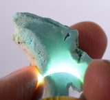 40.5cts GEM SILICA CHRYSOCOLLA Lily Mine Peru Chalcedony Quartz Polished B126