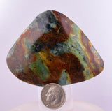 49grs BLUE GREEN SCAPOLITE Peru Marialite Chrysocolla Quartz Titanite B127