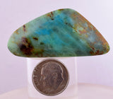 9.8grs BLUE GREEN SCAPOLITE Peru Marialite Chrysocolla Quartz Titanite B129