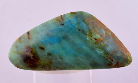 9.8grs BLUE GREEN SCAPOLITE Peru Marialite Chrysocolla Quartz Titanite B129