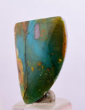 9.5carats BLUE OPAL CABOCHON Pendant Wire Wrap Caribean Turquoise Color Peru B143