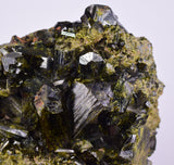 8.6cms EPIDOTE CRYSTALS Cluster Peru Green Color Mineral Specimen C43