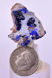 2.7cms GEM AZURITE CRYSTALS Mexico Royal Blue Color Shiny U630