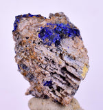 2.4cms GEM AZURITE CRYSTALS Mexico Royal Blue Color Shiny U632