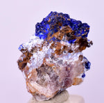 1.9cms GEM AZURITE CRYSTALS Mexico Royal Blue Color Shiny U635