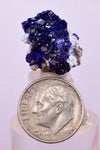 1.9cms GEM AZURITE CRYSTALS Mexico Royal Blue Color Shiny U635