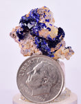 2.4cms GEM AZURITE CRYSTALS Mexico Royal Blue Color Shiny U639