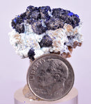 2.8cms GEM AZURITE CRYSTALS Mexico Royal Blue Color Shiny U641
