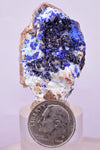 4.2cms GEM AZURITE CRYSTALS Mexico Royal Blue Color Shiny U643