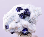 2.6cms GEM AZURITE CRYSTALS Mexico Royal Blue Color Shiny U646