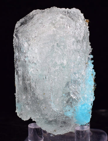 5.7cms NATURAL BLUE SALAMMONIAC Lecontite Botryoidal Crystals Chile Turquoise Color Rare Aesthetic Mineral Specimen U647