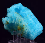 8.3cms NATURAL BLUE SALAMMONIAC Crystals Chile Turquoise Color Rare Aesthetic Mineral Specimen U652