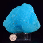 8.3cms NATURAL BLUE SALAMMONIAC Crystals Chile Turquoise Color Rare Aesthetic Mineral Specimen U652