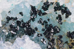 17cms CLINOATACAMITE QUARTZ ATACAMITE Lily Mine Druzy Atacamite Malachite Crystal Mineral Specimen AB50