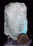 5.7cms NATURAL BLUE SALAMMONIAC Lecontite Botryoidal Crystals Chile Turquoise Color Rare Aesthetic Mineral Specimen U647
