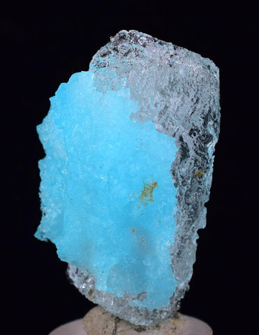 4.5cms NATURAL BLUE SALAMMONIAC Lecontite Botryoidal Crystals Chile Turquoise Color Rare Aesthetic Mineral Specimen U648