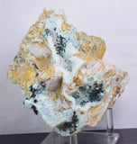 17cms CLINOATACAMITE QUARTZ ATACAMITE Lily Mine Druzy Atacamite Malachite Crystal Mineral Specimen AB50