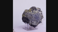 Load and play video in Gallery viewer, 11cm MARCASITE PYRITE CHALCOPYRYTE SPHALERITE  PERU CRYSTAL
