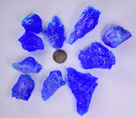 LOT 10 CHALCANTHITE CRYSTAL LAB GROW MINERAL SPECIMEN PERU FB62