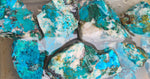 CHRYSOCOLLA  & MALACHITE & QUARTZ BLUE PERU SEASCAPE SCENIC 1 KILO