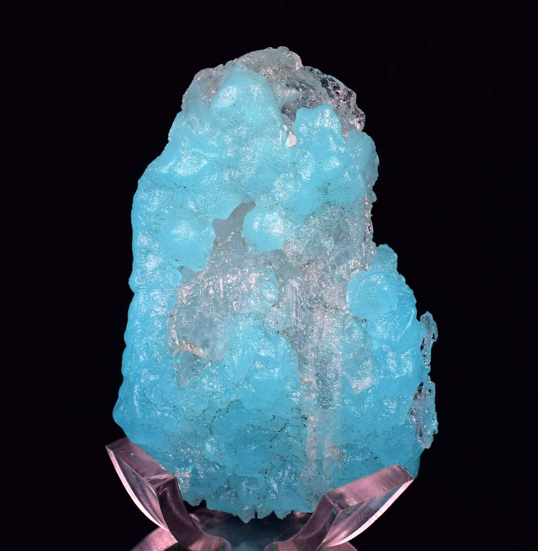 5.6cm NATURAL BLUE SALAMMONIAC LECONTITE CRYSTALS TURQUOISE COLOR MINERAL x10