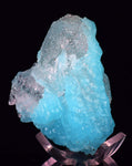 5.6cm NATURAL BLUE SALAMMONIAC LECONTITE CRYSTALS TURQUOISE COLOR MINERAL x10