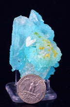 Load image into Gallery viewer, 6.4cm NATURAL BLUE SALAMMONIAC LECONTITE CRYSTALS TURQUOISE COLOR MINERAL x13
