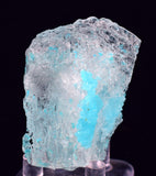 5.1cm NATURAL BLUE SALAMMONIAC LECONTITE CRYSTALS TURQUOISE COLOR MINERAL x14
