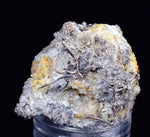 2.2cms NATIVE SILVER WIRES ACANTHITE PROUSTITE CRYSTALS MINERAL SPECIMEN X36