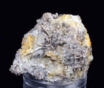 2.2cms NATIVE SILVER WIRES ACANTHITE PROUSTITE CRYSTALS MINERAL SPECIMEN X36