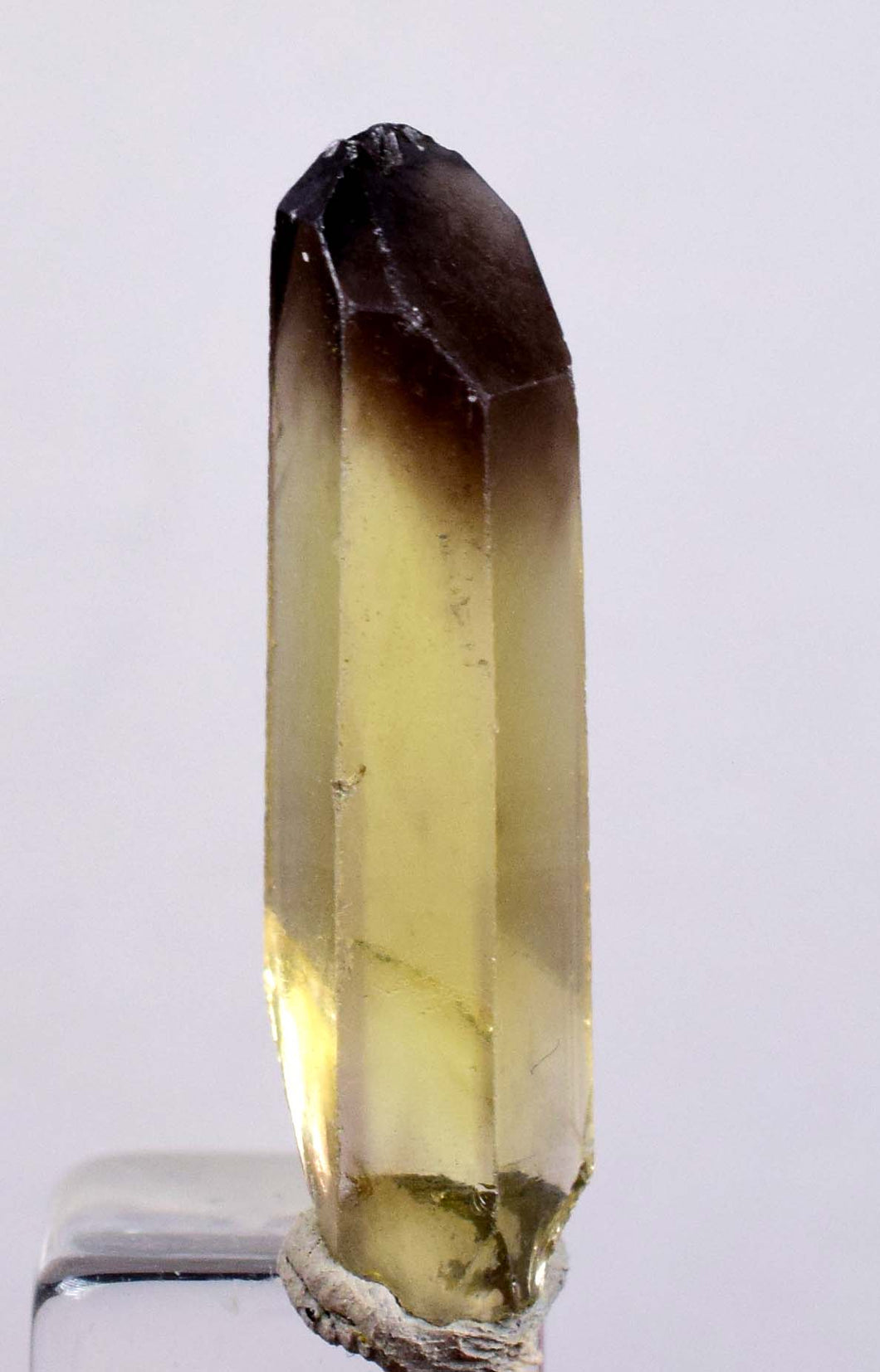 2.7cms NATURAL SMOKY QUARTZ CITRINE MINERAL SPECIMEN FACET PENDANT JEWELRY X46