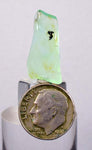 7.5cts GEM BLUE OPAL SEASCAPE PERU TUMBLED PENDANT CARIBEAN TURQUOISE COLOR X49