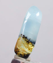 Load image into Gallery viewer, 6.5cts GEM BLUE OPAL SEASCAPE PERU TUMBLED PENDANT CARIBEAN TURQUOISE COLOR X50
