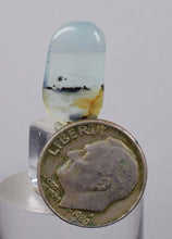 Load image into Gallery viewer, 6.5cts GEM BLUE OPAL SEASCAPE PERU TUMBLED PENDANT CARIBEAN TURQUOISE COLOR X50
