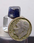 8cts SAPHIRE CRYSTAL NATURAL ROUGH BLUE TANZANIA MINERAL SPECIMEN X56