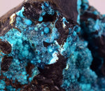 6cm CHRYSOCOLLA MALACHITE BROCHANTHITE AZURITE ROUGH BANDED  PERU MINERAL SPECIMEN X67