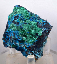 Load image into Gallery viewer, 6.2cm CHRYSOCOLLA MALACHITE BROCHANTHITE AZURITE ROUGH BANDED  PERU MINERAL SPECIMEN X71
