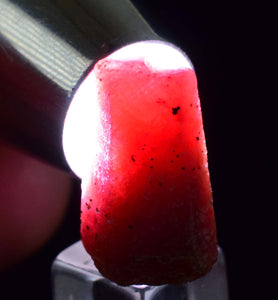 4.6 Grams RUBY CRYSTAL CORUNDUM NATURAL ROUGH RED TANZANIA MINERAL SPECIMEN X95